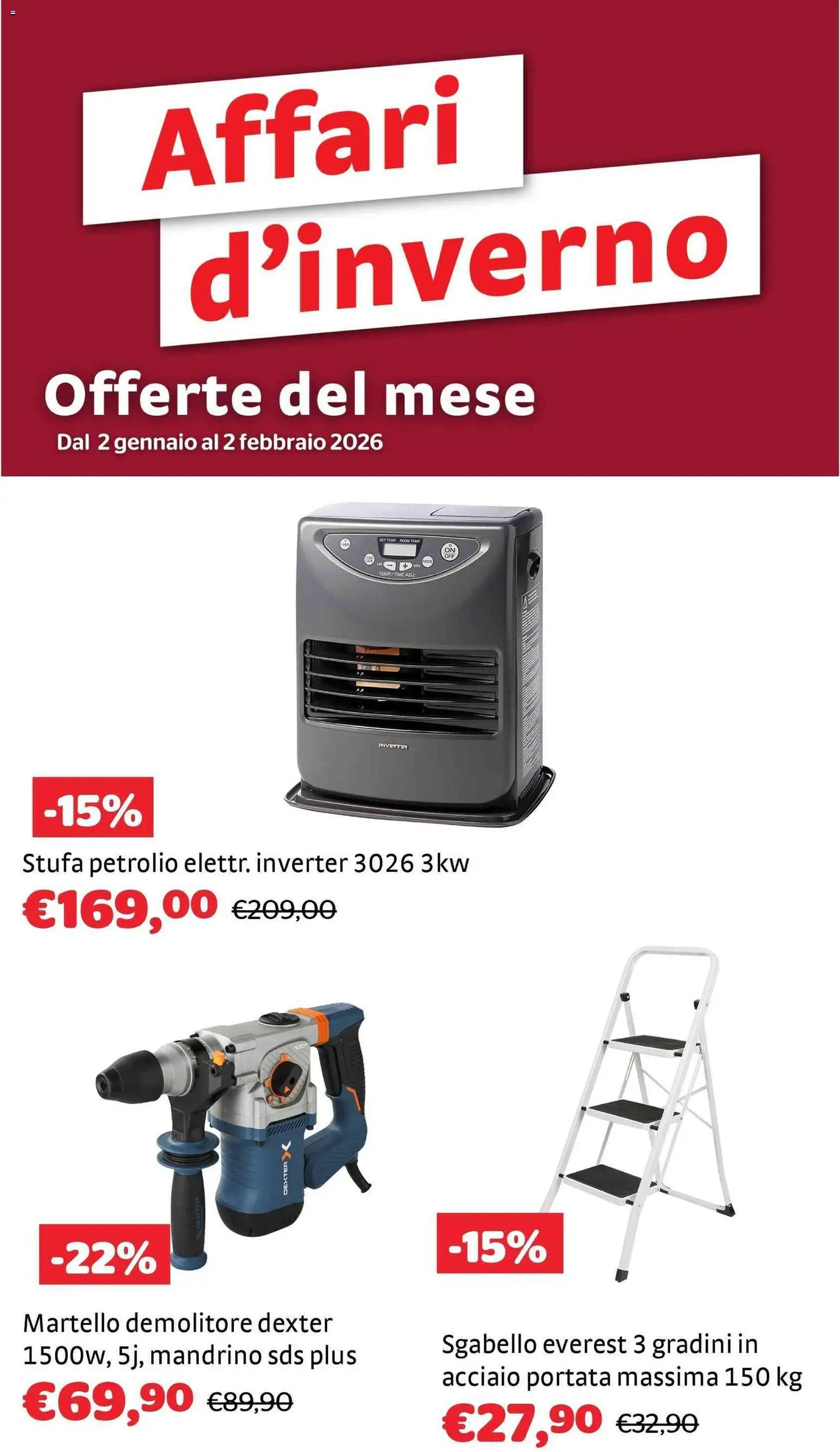 Volantino Brico Center	 - pagina 1 - valido dal 02/01/2026