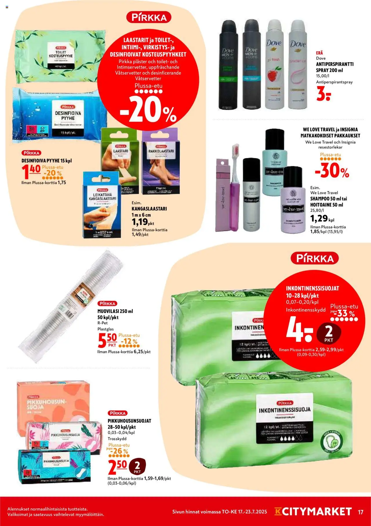 K-Citymarket tarjoukset - sivu 17- voimassa alkaen 17/07/2025