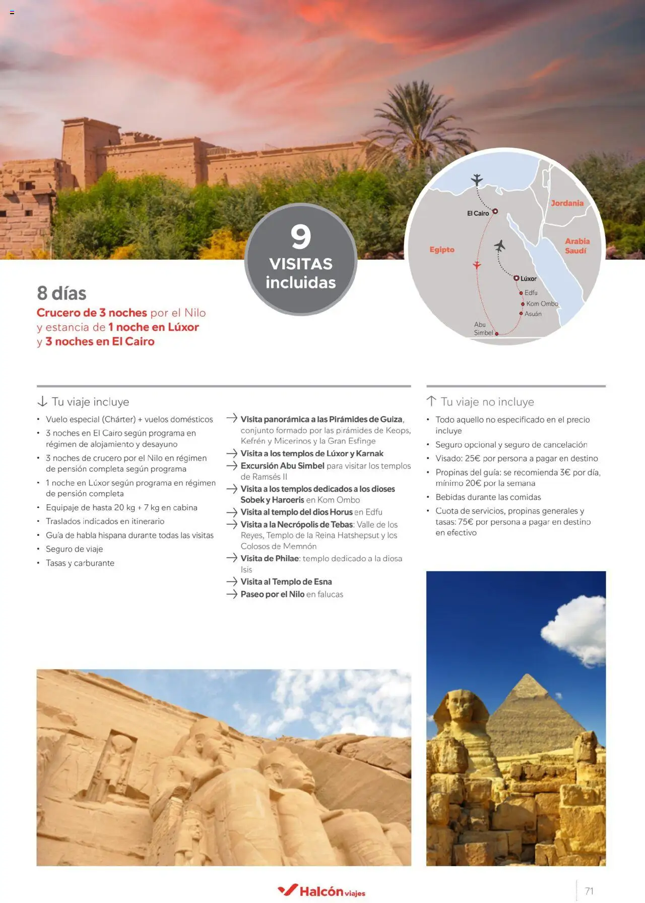 Halcón Viajes Egipto - Página de 71 - Válido desde 01/07/2025