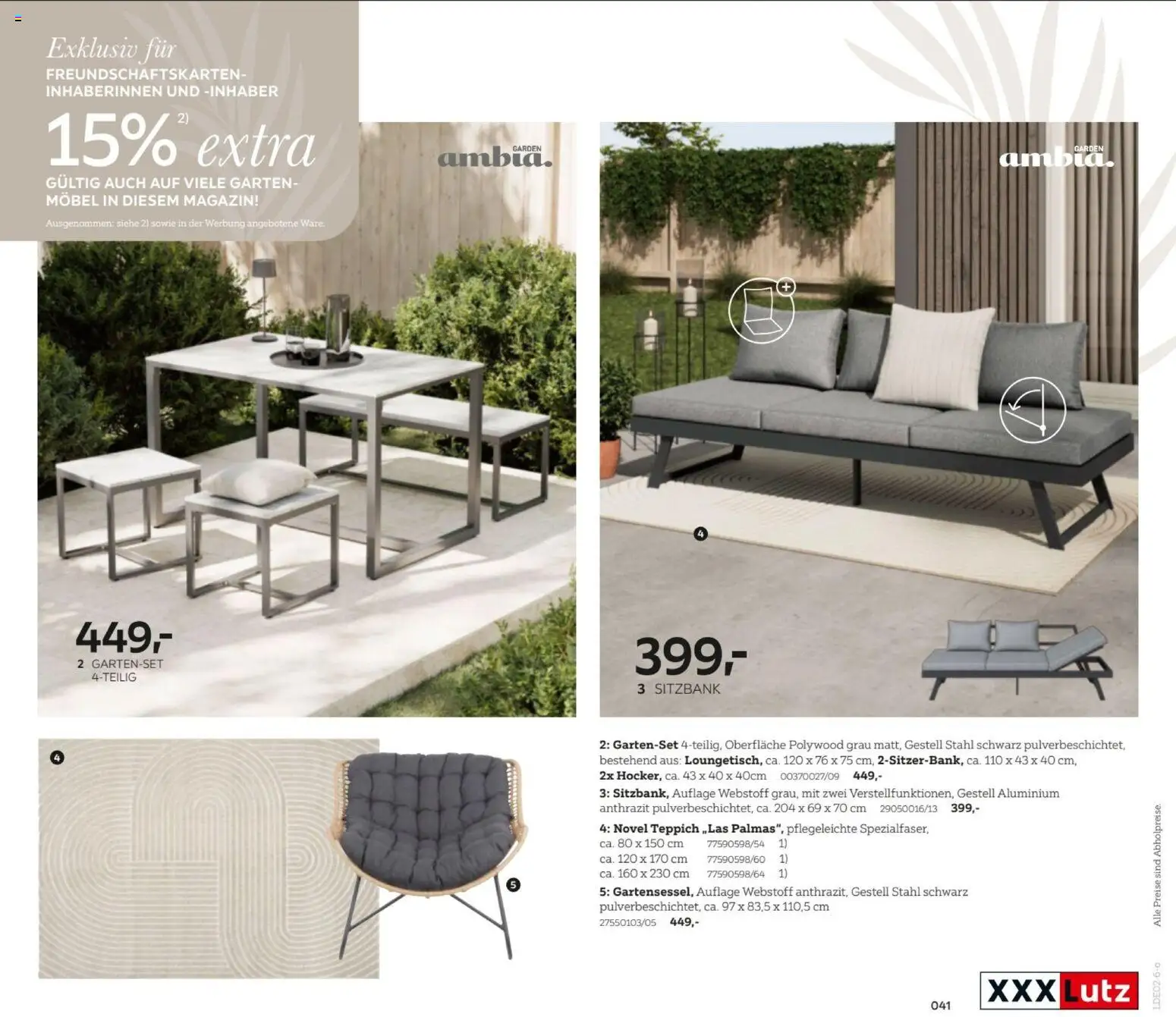 XXXL Lutz My Home Garten - Seite 41 - gültig ab 23.02.2026