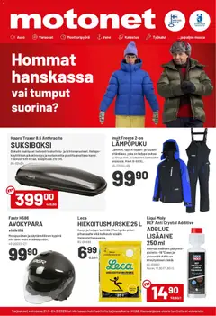 Esikatselu Motonet tarjoukset voimassa alkaen 21/01/2026