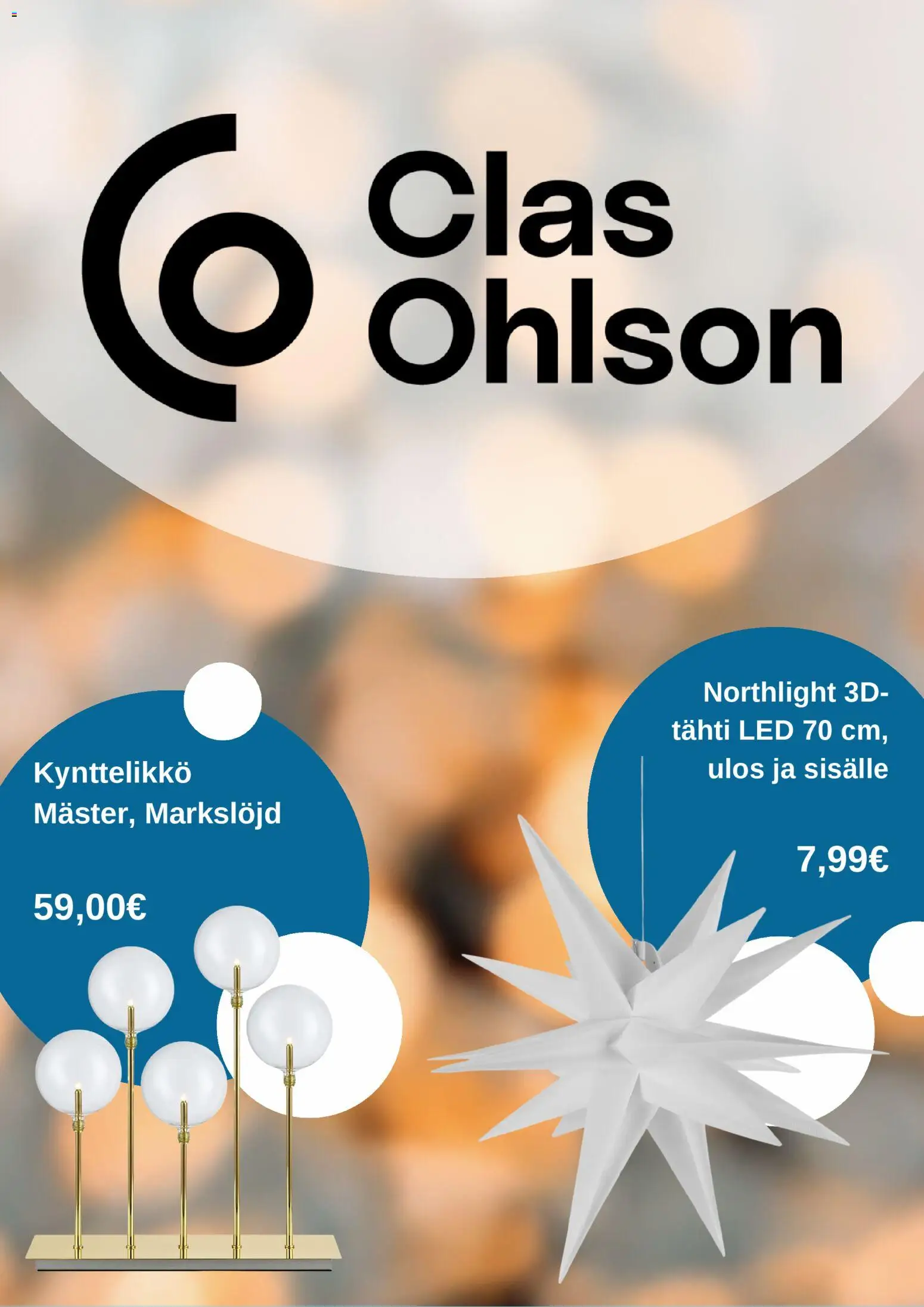 Clas Ohlson tarjoukset - sivu 1- voimassa alkaen 03/11/2025