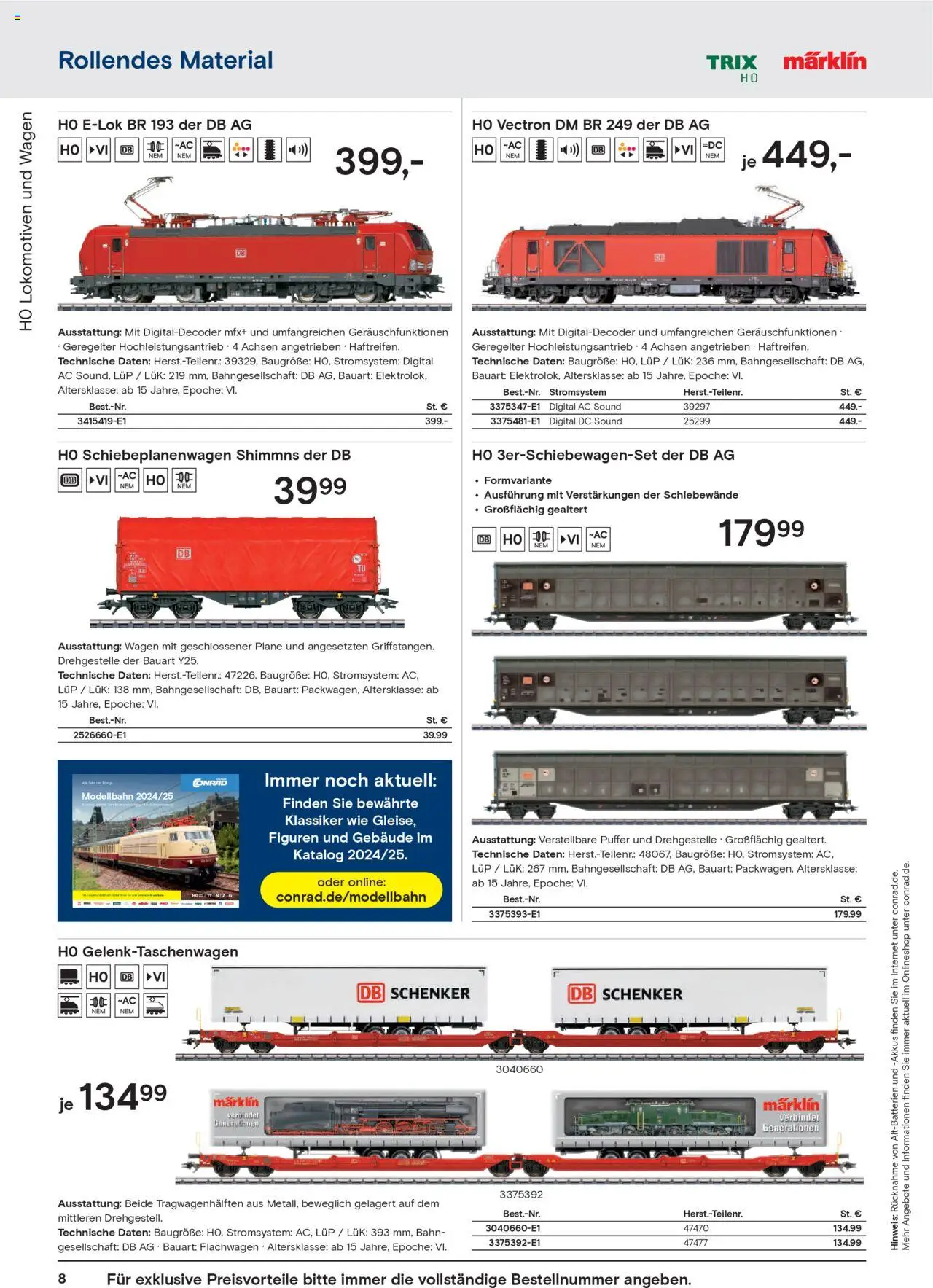 Conrad  Modellbahn Katalog - Seite 10 - gültig ab 25.08.2025