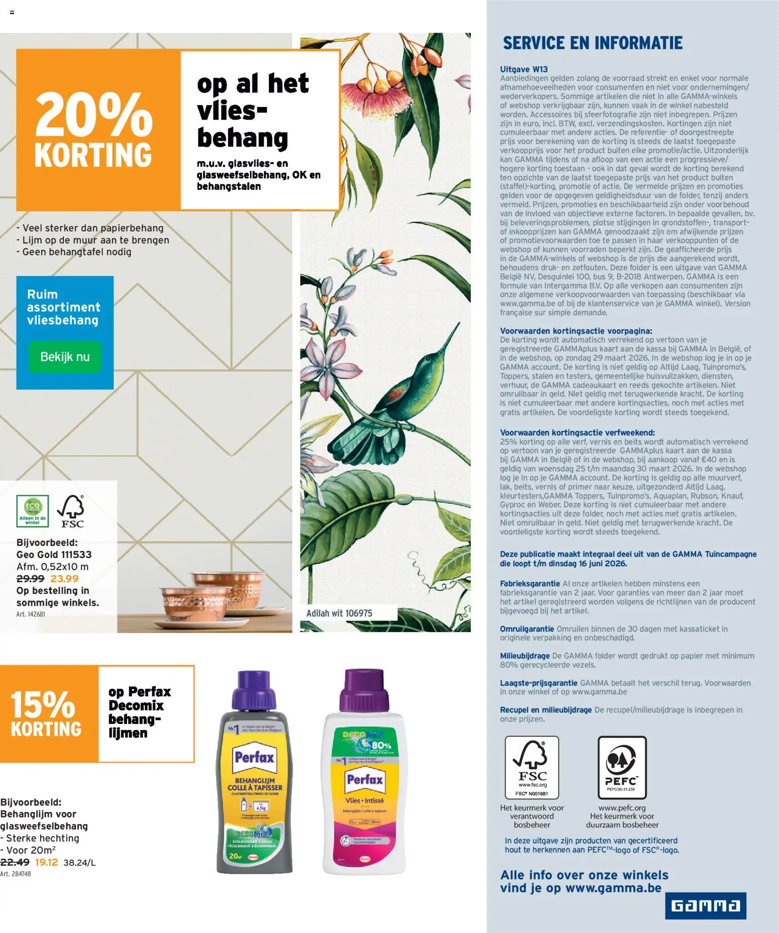 GAMMA folder - page 38- valid from 25/03/2026