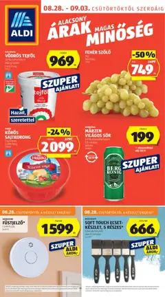 Előnézet Aldi Akciós újság érvényes 2025.08.28.-tól