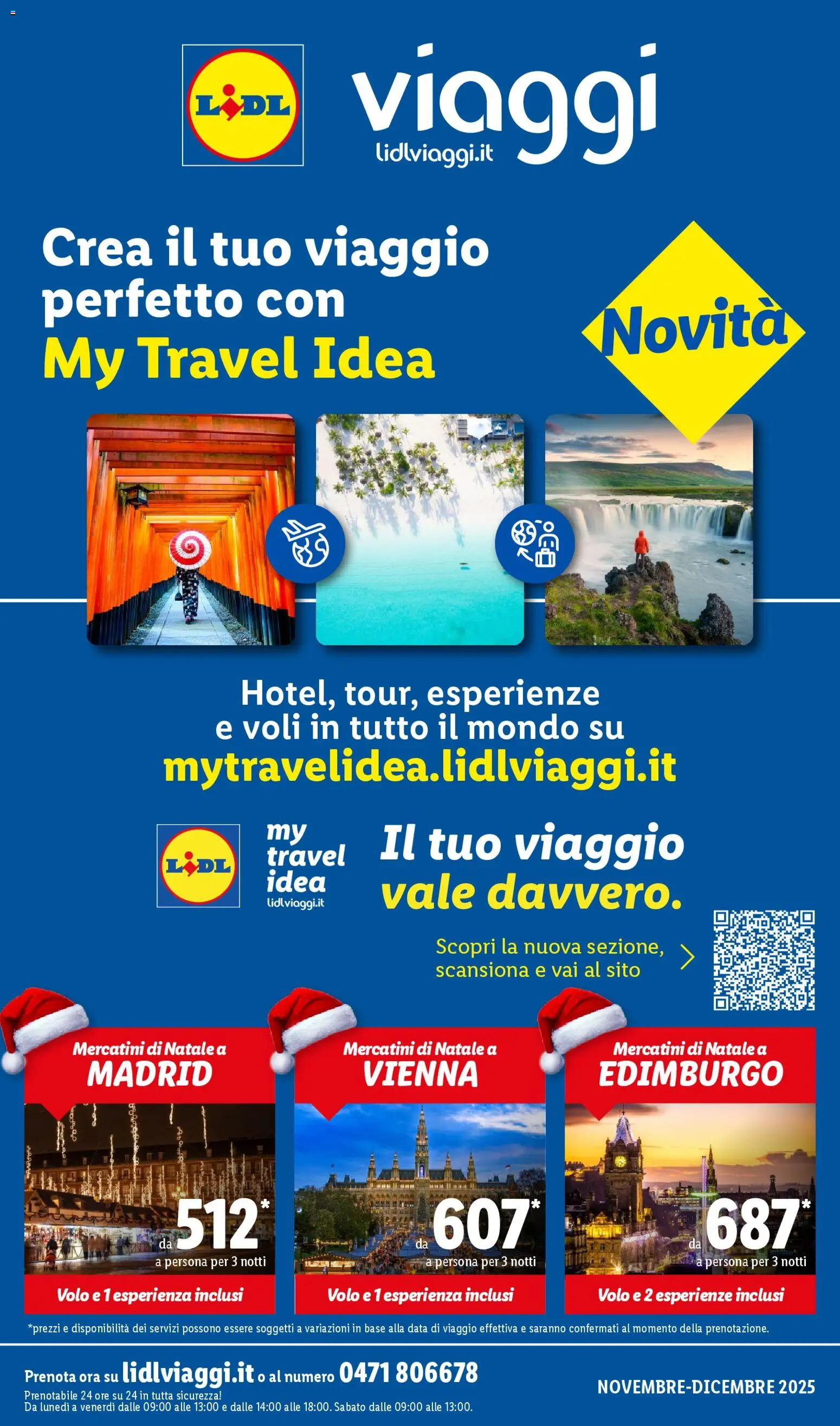 Lidl Viaggi catalogo - pagina 1 - valido dal 01/11/2025