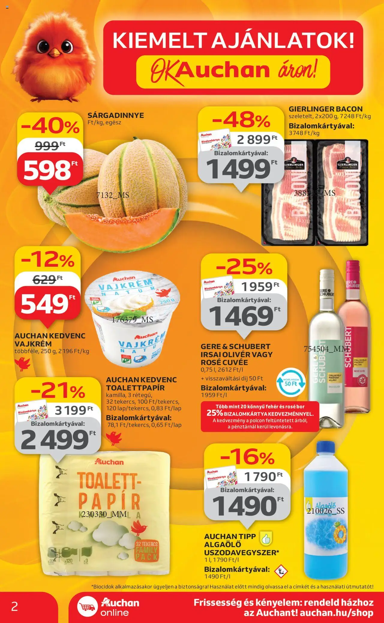Auchan - Akciós újság Szupermarket - 2oldal - érvényes 2025.07.17.-tól