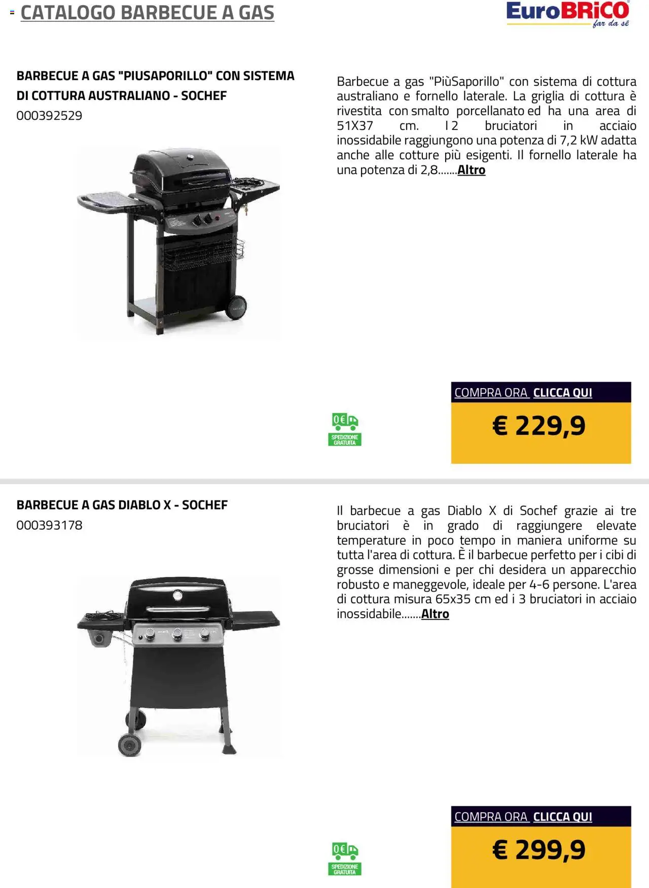 Eurobrico Barbecue a Gas catalogo - pagina 14 - valido dal 23/07/2025