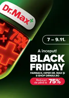 Dr.Max Black Friday valabil de la 07.11.2025