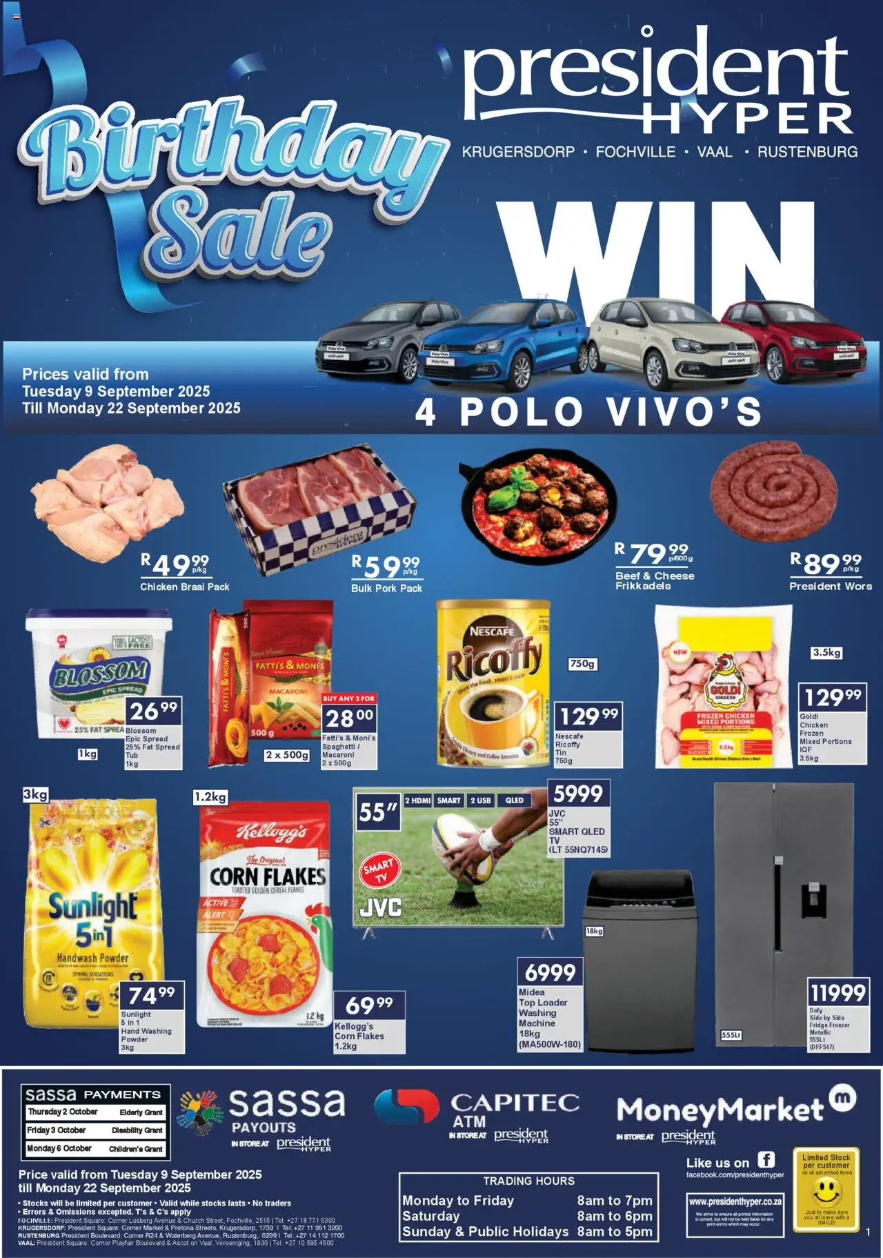 President Hyper Specials - page 1- valid from 09/09/2025
