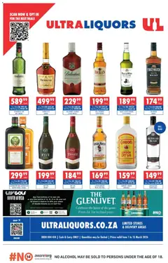 Preview Ultra Liquors Specials valid from 01/03/2026