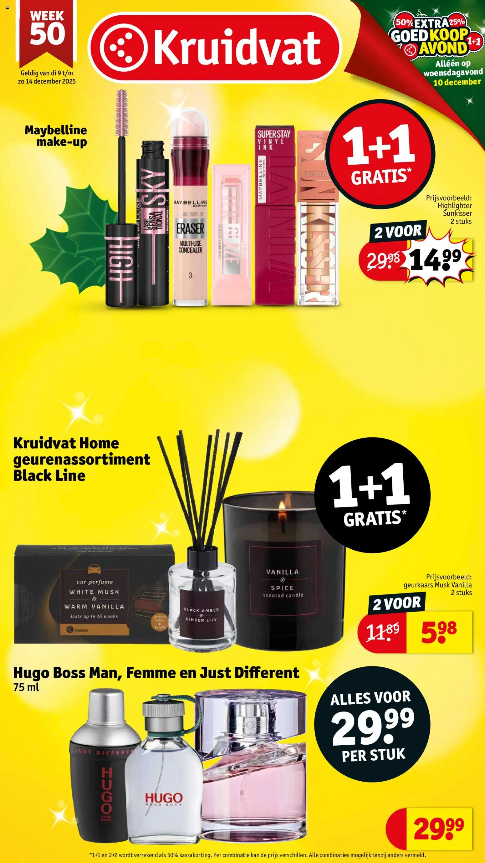 Kruidvat folder week 50 - pagina 1- geldig vanaf 09-12-2025