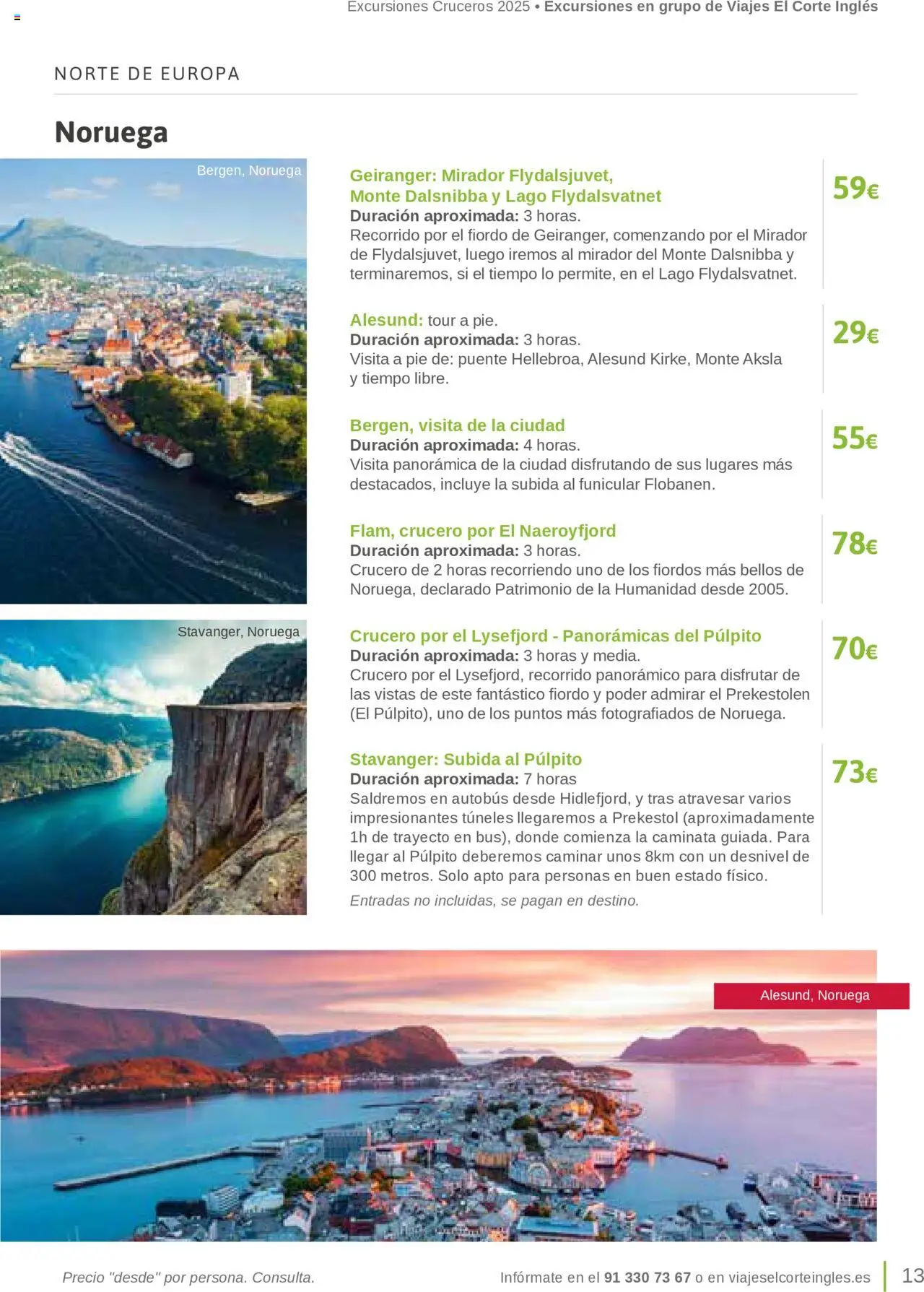 Viajes El Corte Inglés Excursiones Cruceros - Página de 13 - Válido desde 27/03/2025