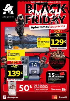 Vista previa del folleto Alcampo -Black Friday válido desde 06/11/2025
