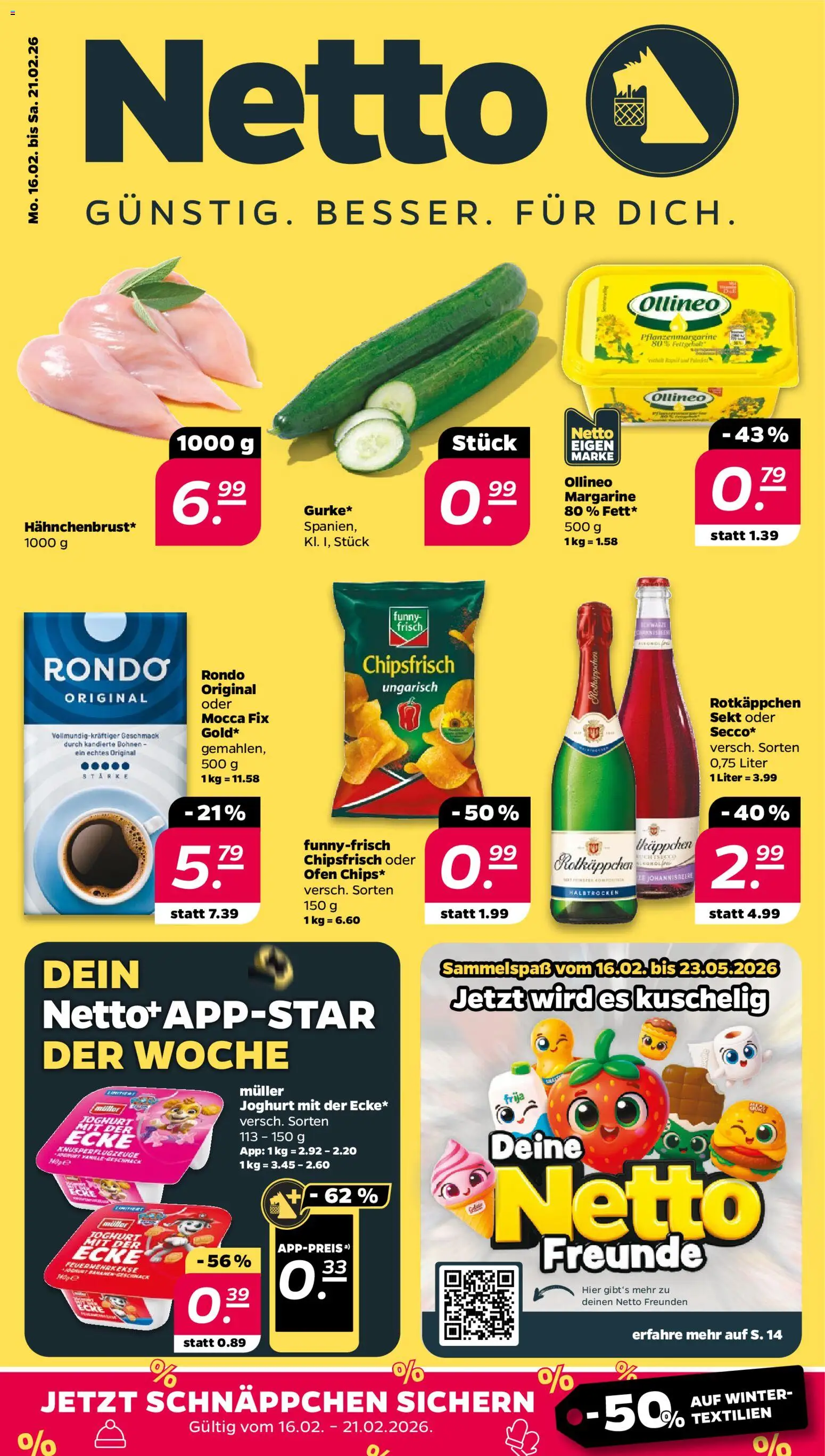 Netto Prospekt 	 - Seite 1 - gültig ab 16.02.2026