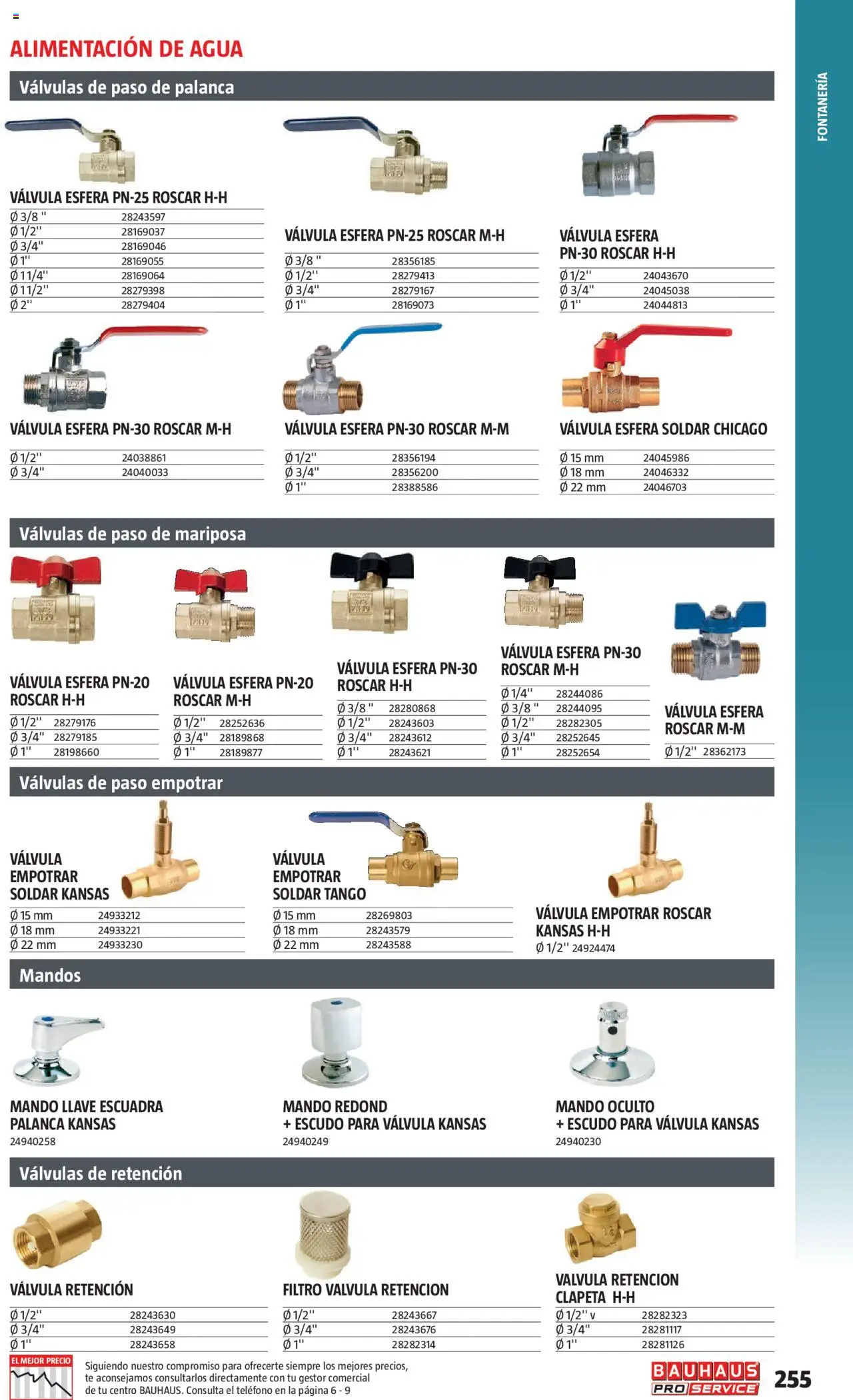 Bauhaus - ProService  - Página de 255 - Válido desde 24/02/2025
