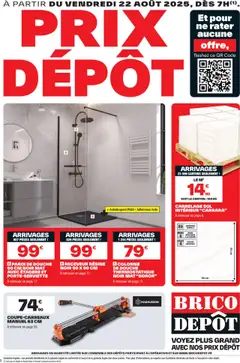 Aperçu Brico Dépôt catalogue valable à partir du 22/08/2025