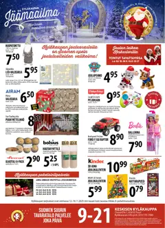 Esikatselu Tuuri tarjoukset voimassa alkaen 12/11/2025