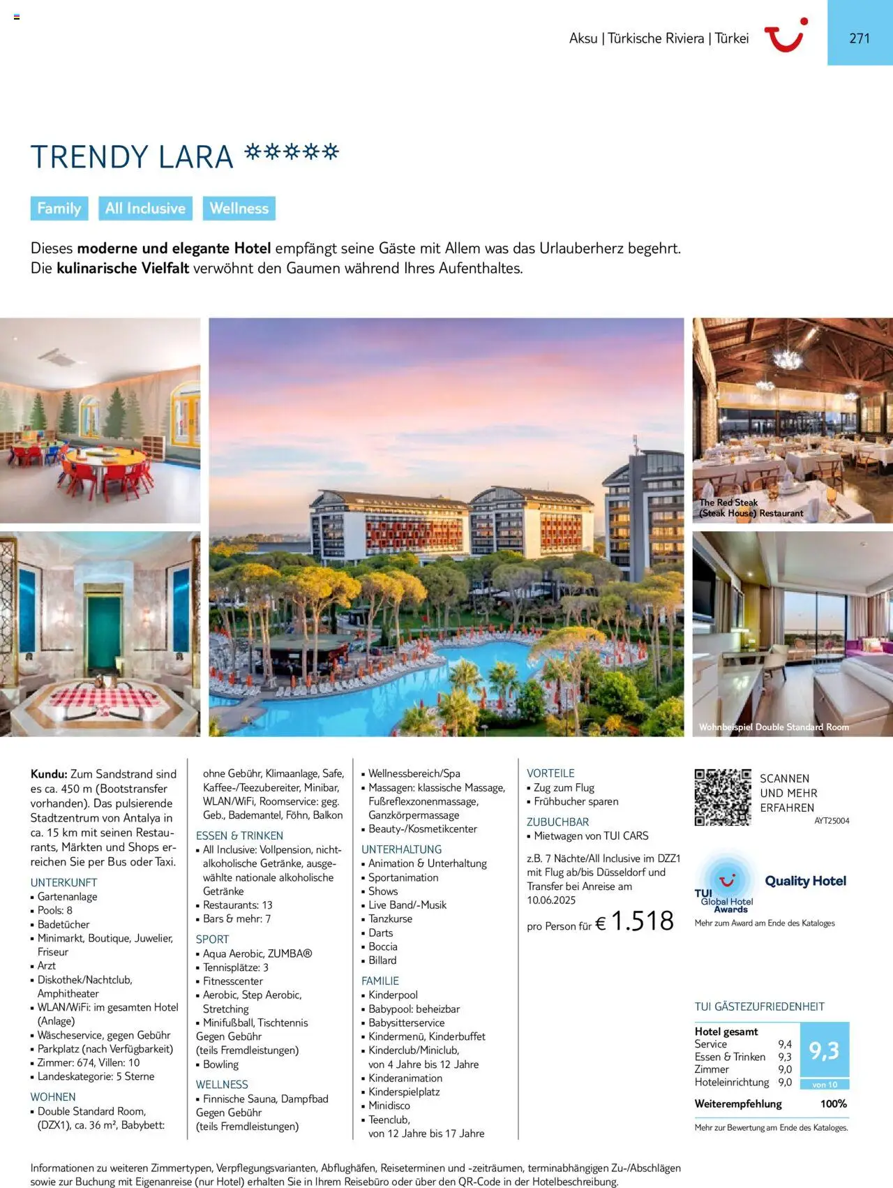 TUI  Südeuropa & Nordafrika 2025/26 - Seite 271 - gültig ab 01.01.2025