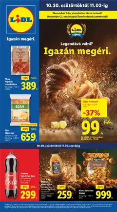 Előnézet Lidl Akciós újság érvényes 2025.10.30.-tól