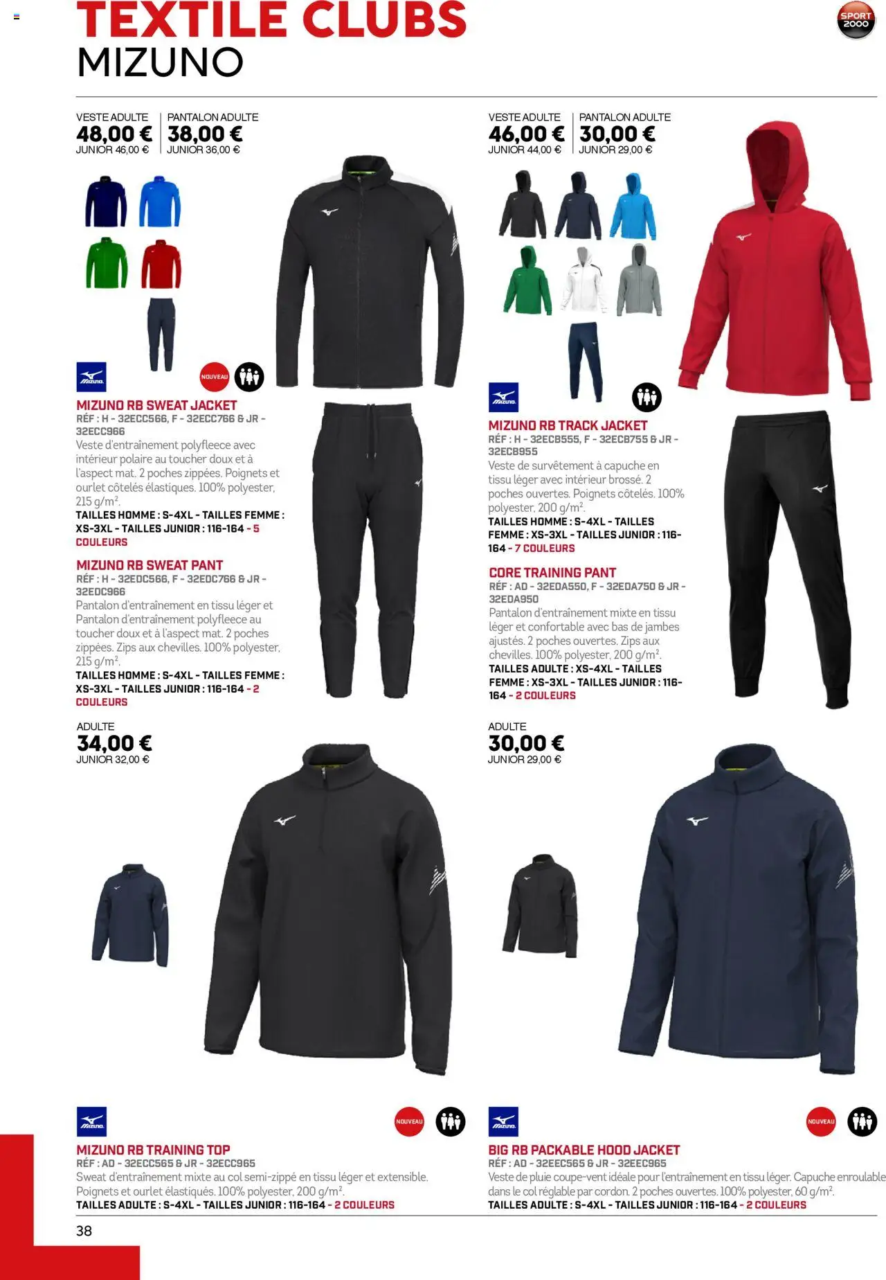 Sport 2000 brochure - page 38 - valable à partir du 01/06/2025