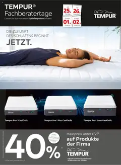 Vorschau XXXL Lutz Tempur gültig ab 21.07.2025