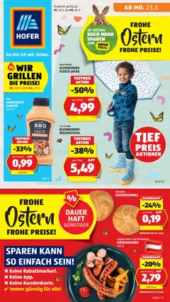 Vorschau Hofer Flugblatt gültig ab 23.03.2026