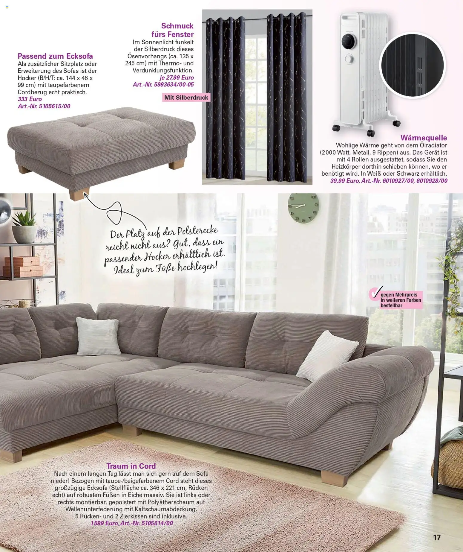 Poco Wohnwelt Winter 2025 - Seite 17 - gültig ab 01.12.2025