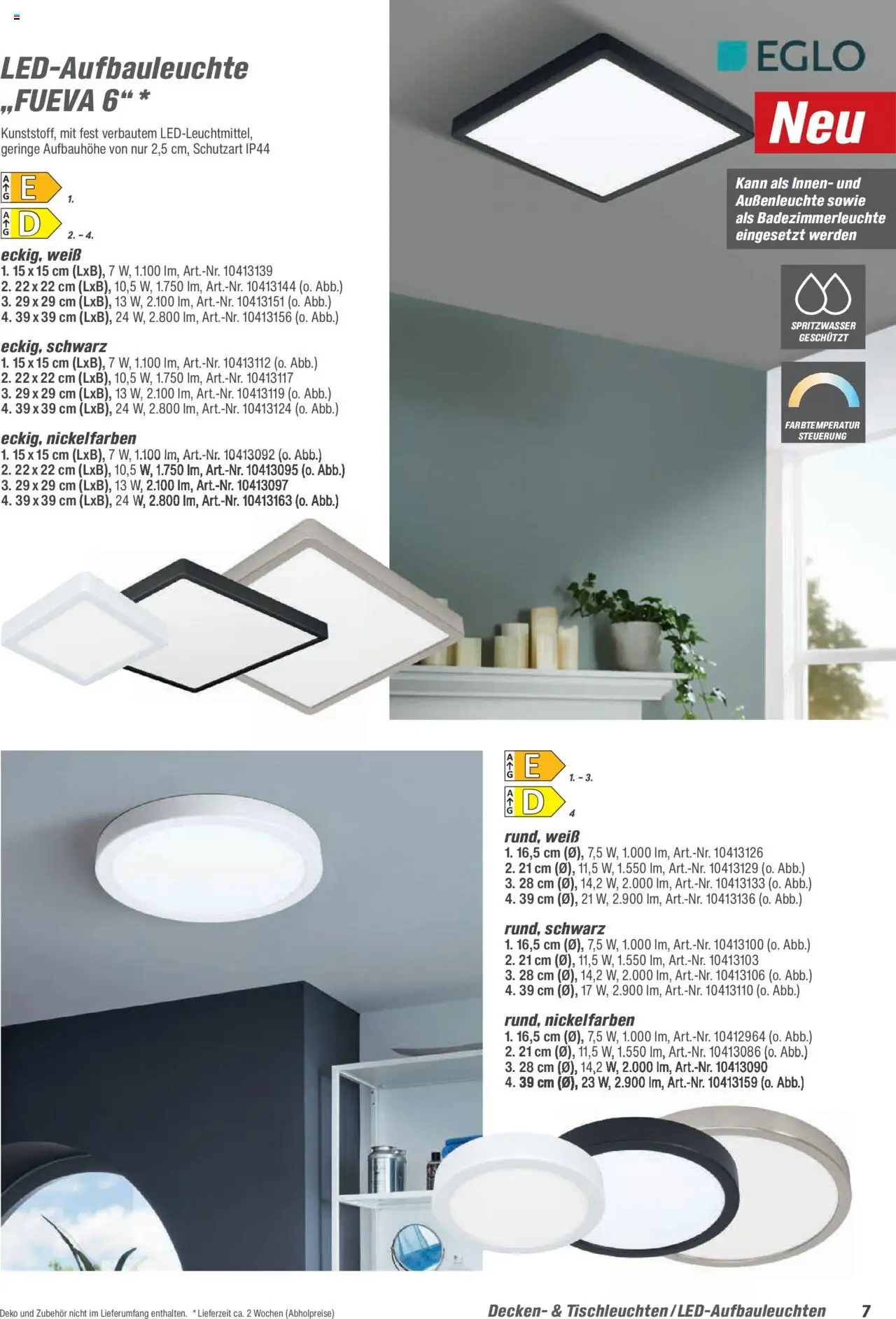 Toom Baumarkt Leuchten & Tapeten  - Seite 7 - gültig ab 01.09.2025