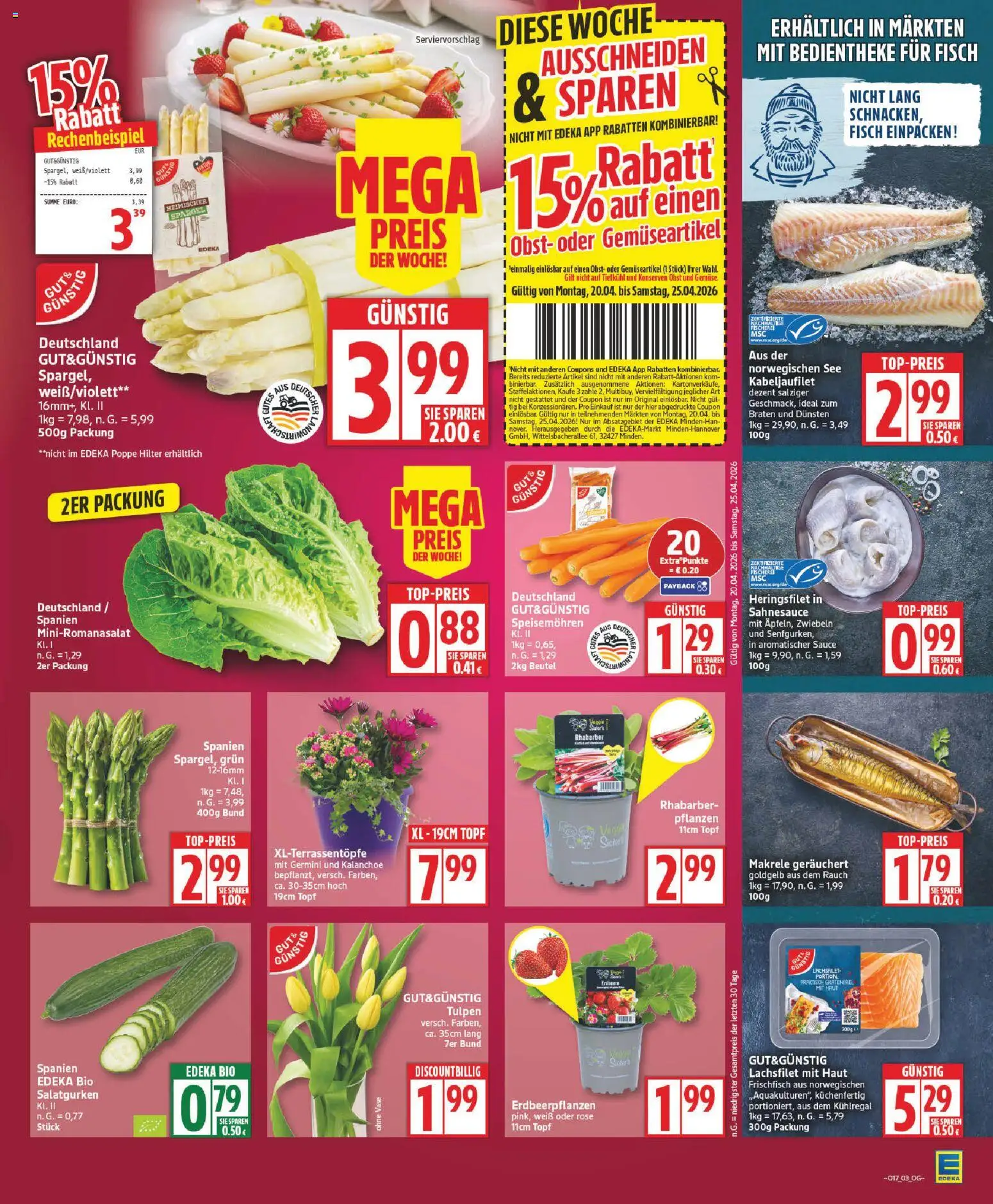 Edeka Prospekt 	 - Seite 3 - gültig ab 20.04.2026