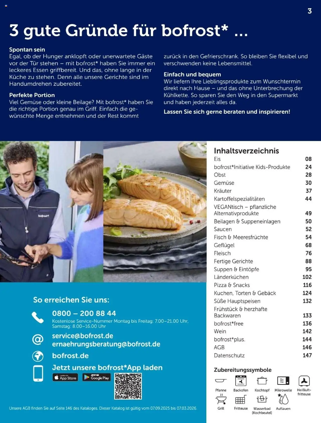 Bofrost Katalog - Seite 3 - gültig ab 07.09.2025