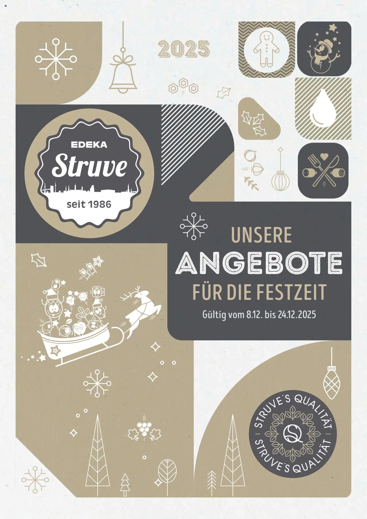 Edeka Struve Unsere Angebote für die Festzeit - Seite 1 - gültig ab 08.12.2025