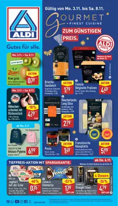 Vorschau Aldi Prospekt 	 gültig ab 03.11.2025