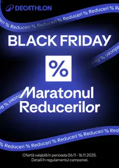 Decathlon Black Friday valabil de la 06.11.2025