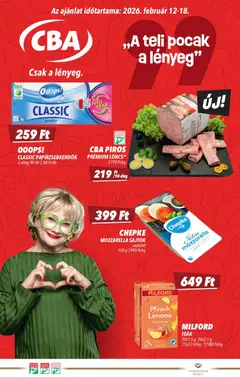 Előnézet CBA Akciós újság érvényes 2026.02.12.-tól
