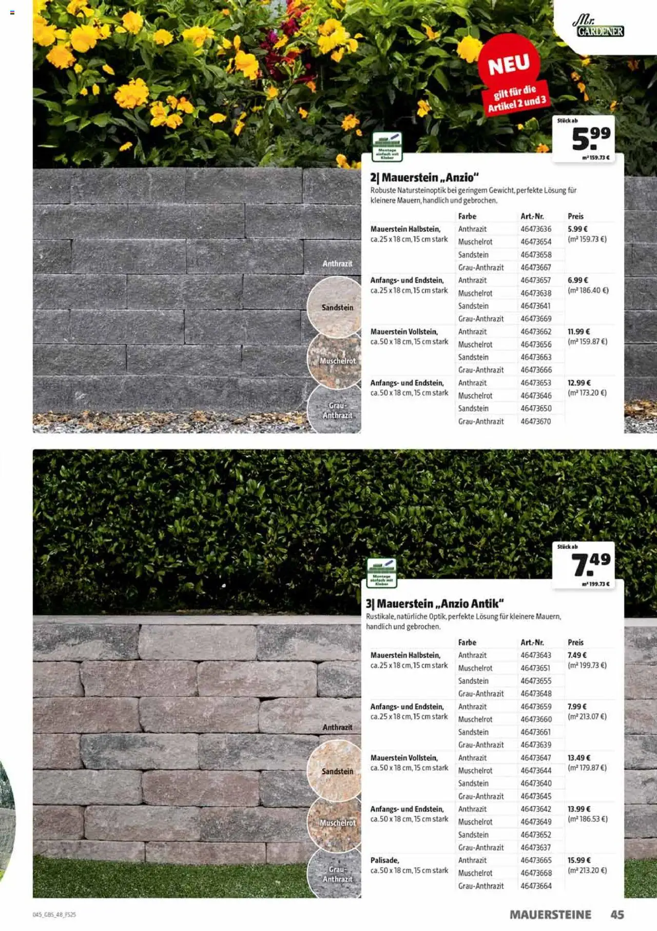 HERKULES Gartenbaustoffe - Seite 45 - gültig ab 15.09.2025