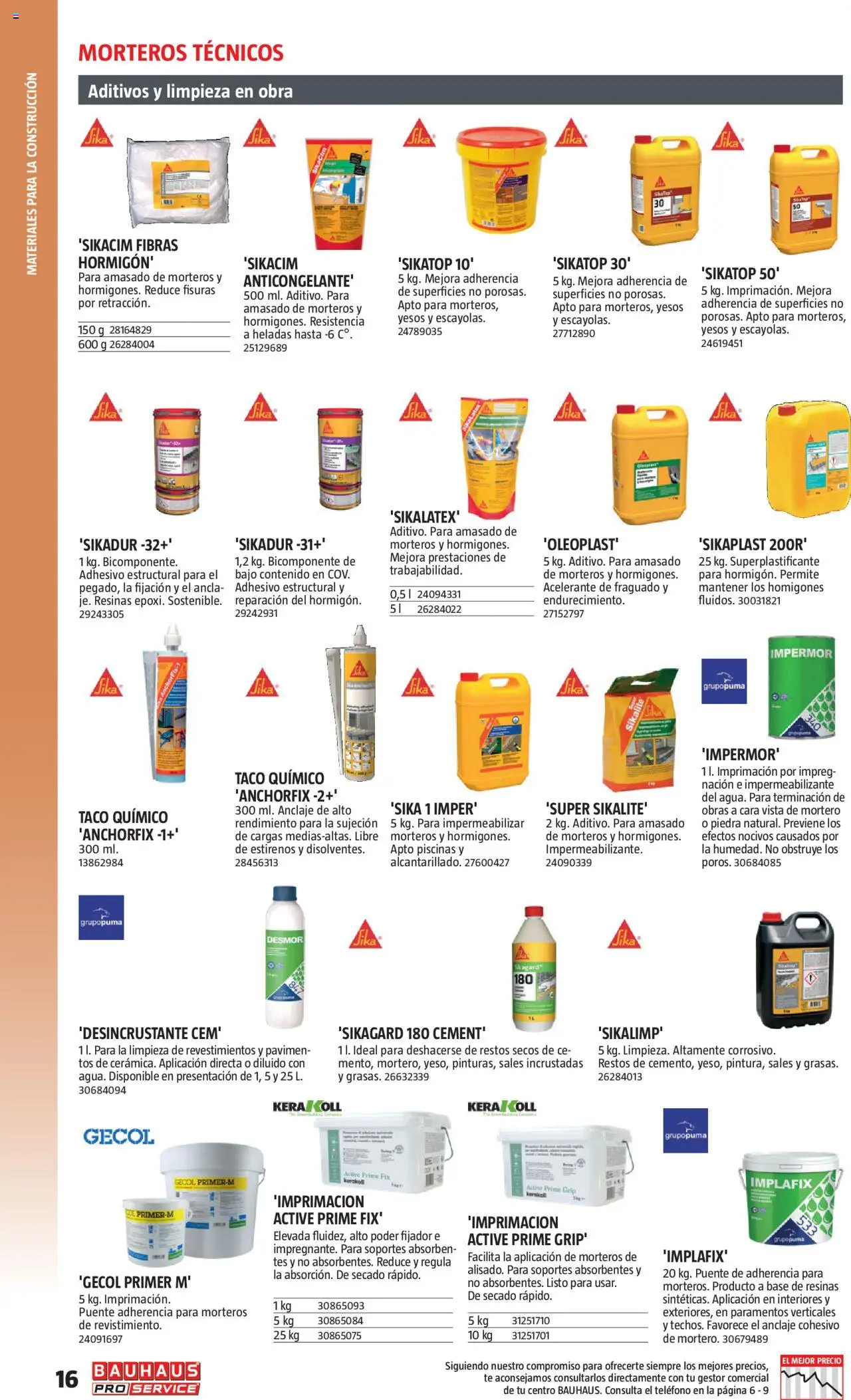 Bauhaus - ProService  - Página de 16 - Válido desde 24/02/2025