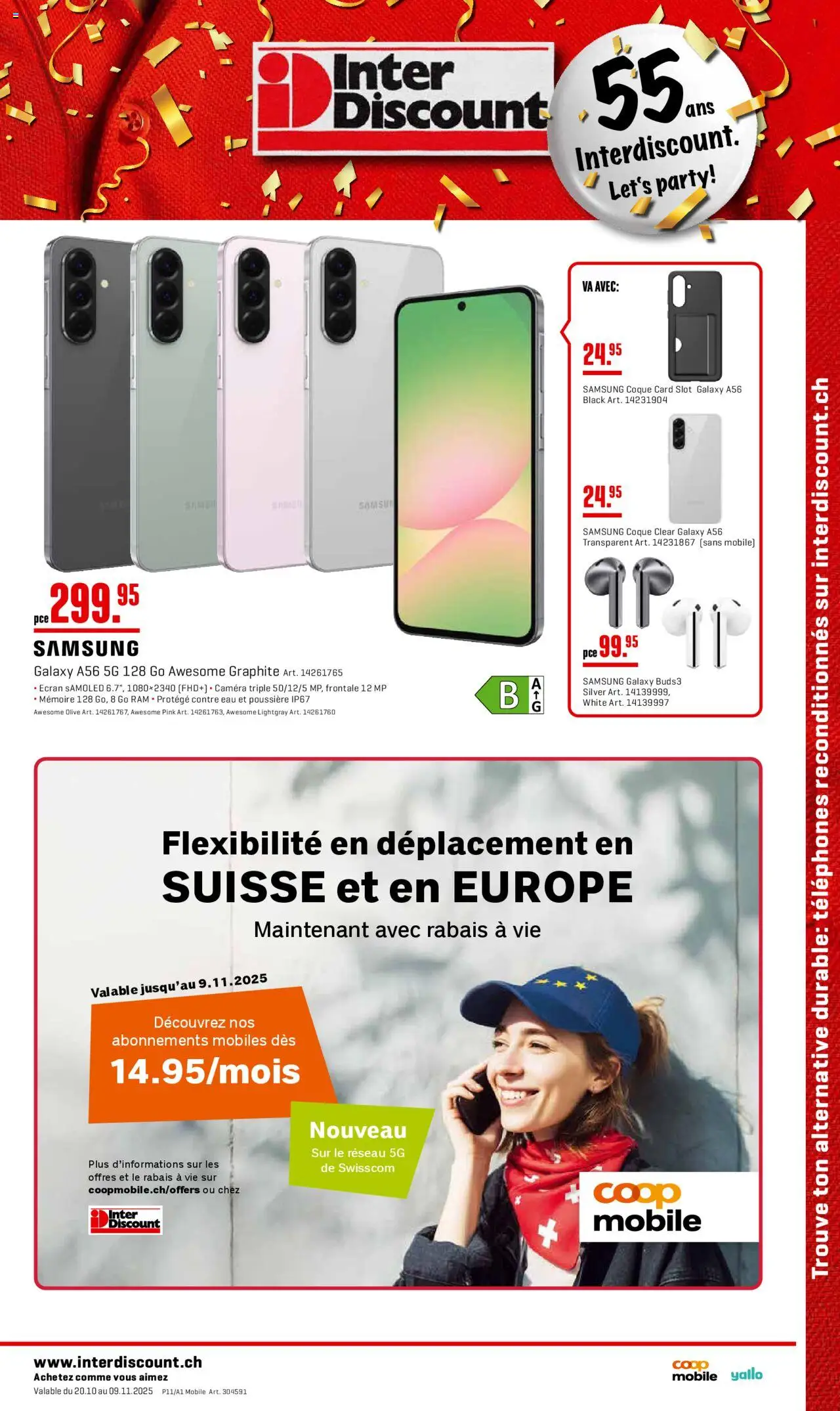 Interdiscount Aktionen Mobile FR - Seite 1- gültig ab 20.10.2025