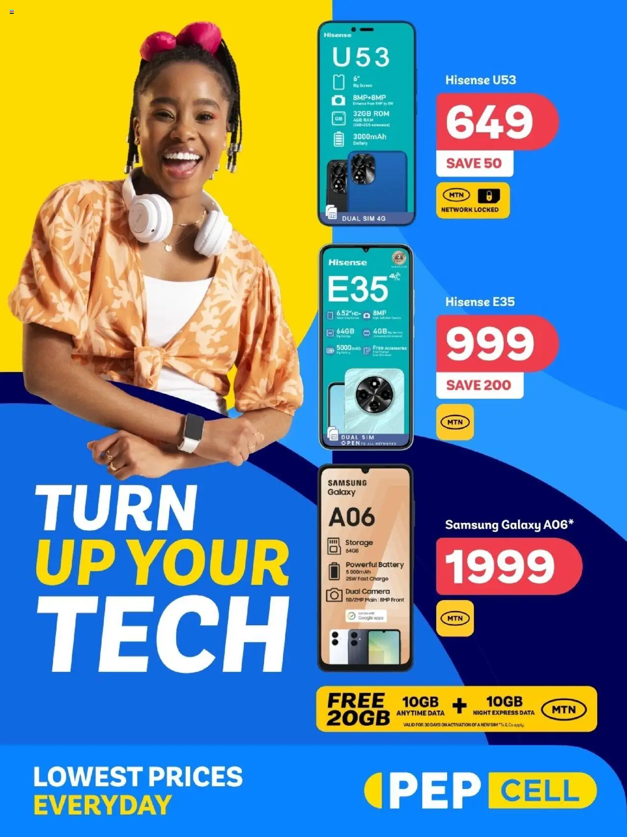 PEP Stores - Cell Specials - page 1- valid from 24/09/2025