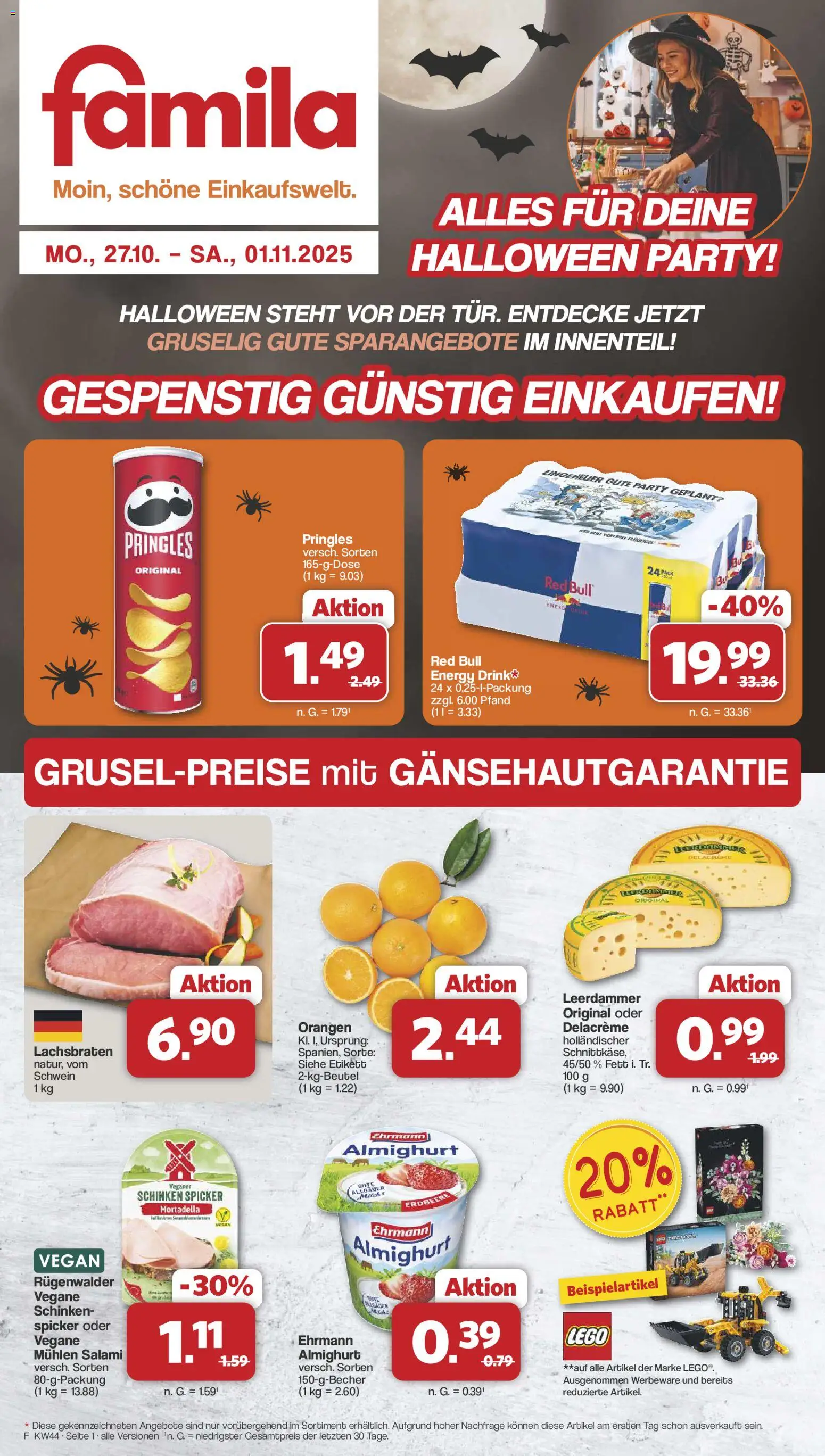 Famila Nordwest Prospekt 	 - Seite 1 - gültig ab 27.10.2025
