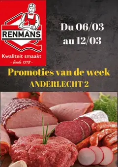 Renmans folder / publicité geldig vanaf 06/03/2026