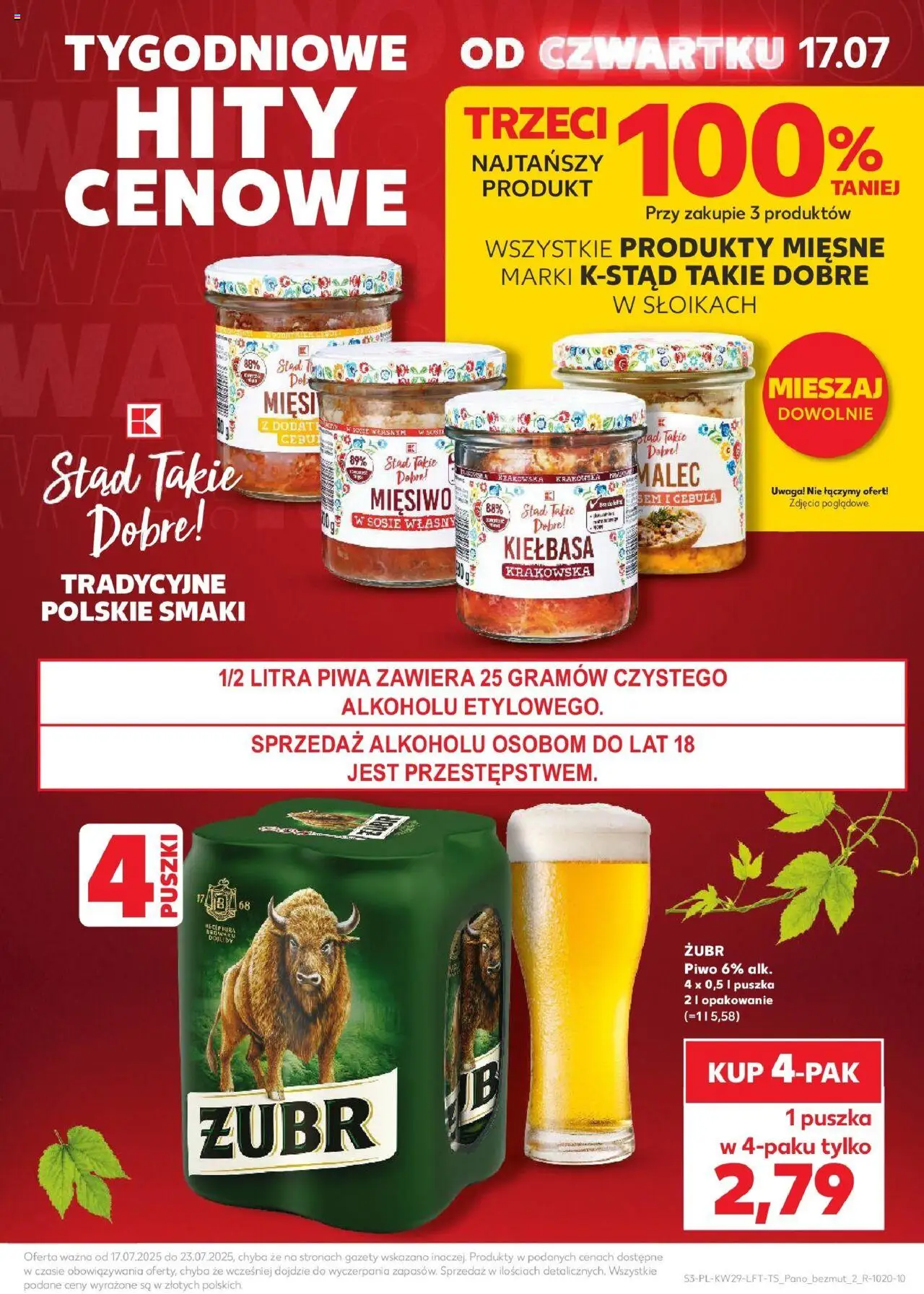 Kaufland gazetka - strona 3- ważny od 17.07.2025