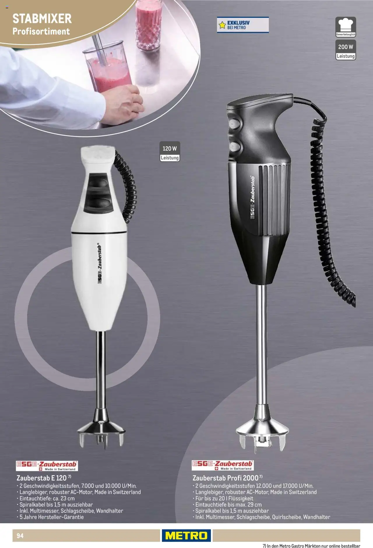 Metro Non Food Sortiment - Seite 94 - gültig ab 01.10.2025