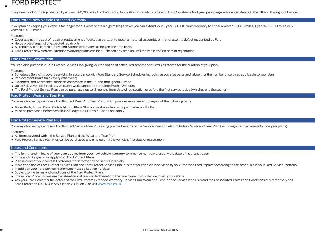 Ford - New All-Electric Ford Puma Gen-E - page 12- valid from 06/06/2025