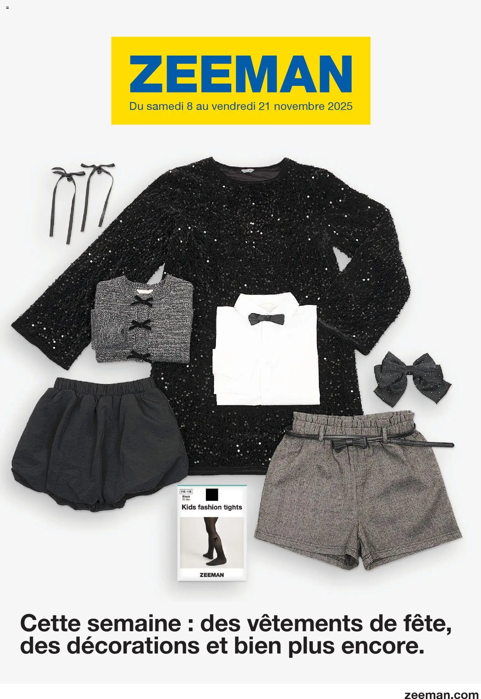 Zeeman catalogue Hiver - page 1 - valable à partir du 08/11/2025