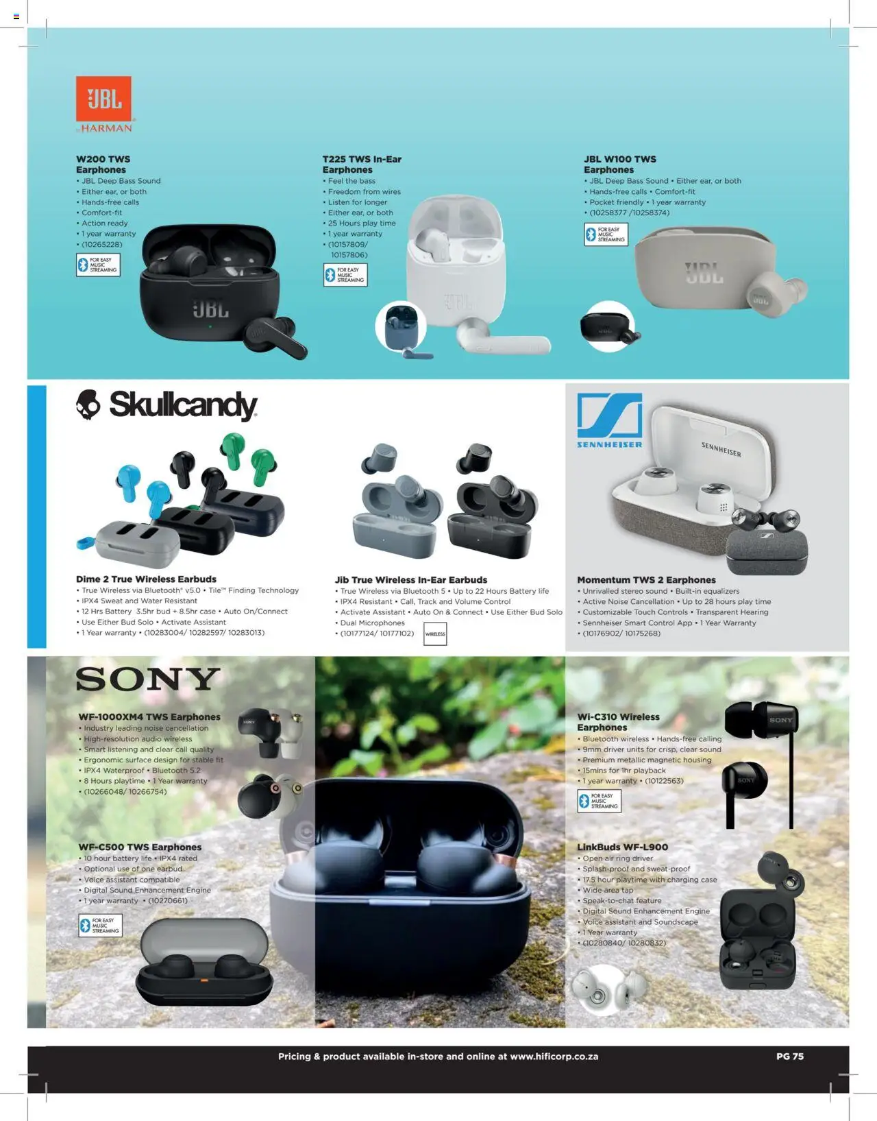 HiFi Corp - Extended Range Catalogue - page 75- valid from 12/02/2024