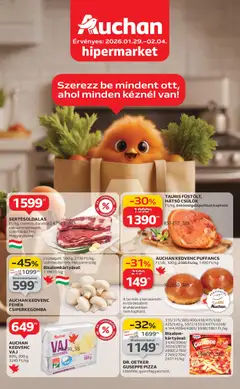 Előnézet Auchan - Heti Hipermarket ajánlataink érvényes 2026.01.29.-tól