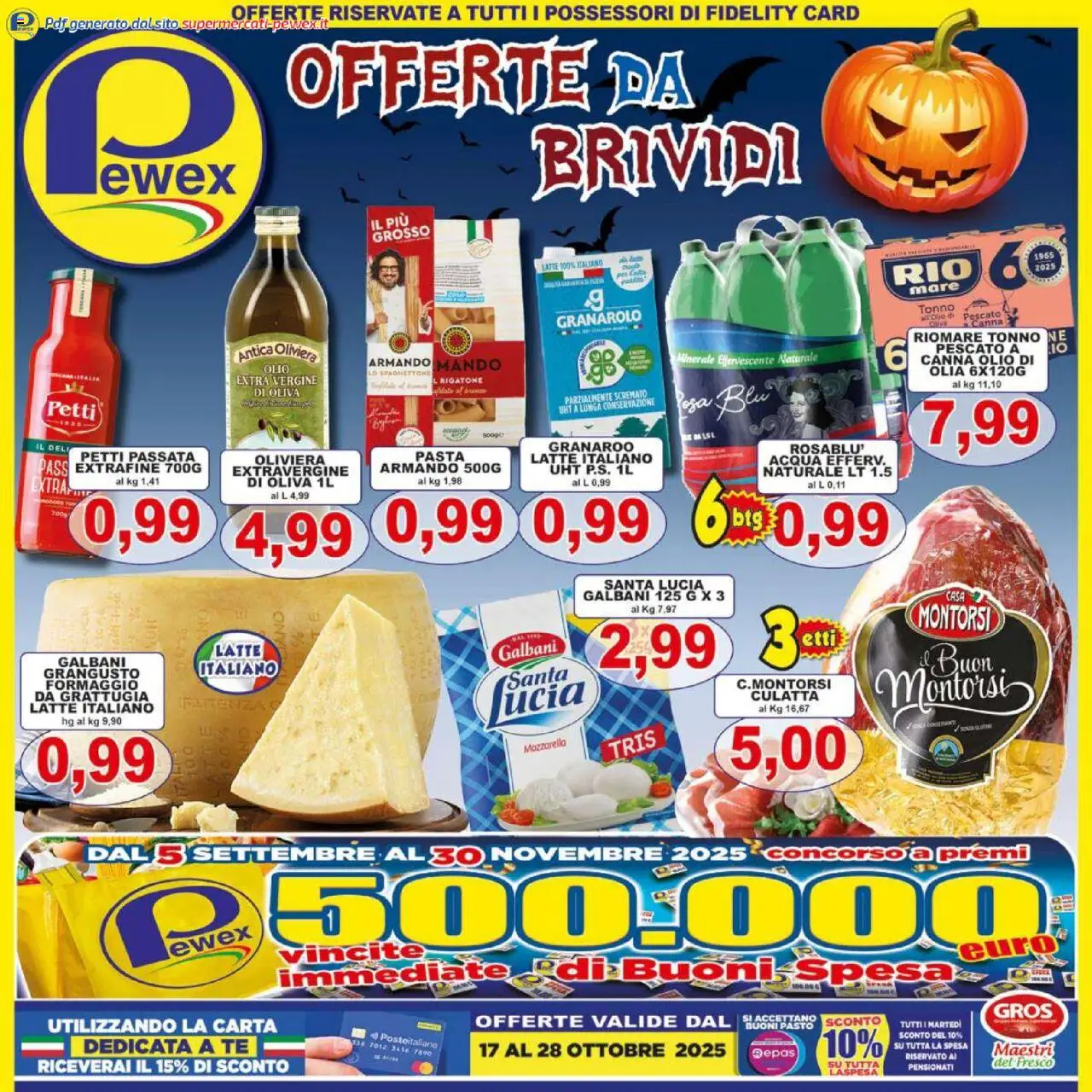 Pewex via Rubicone, 36 catalogo - pagina 1 - valido dal 17/10/2025