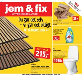 Forhåndsvisning Jem & fix - Tilbudsavis gyldig fra 25/01/2026