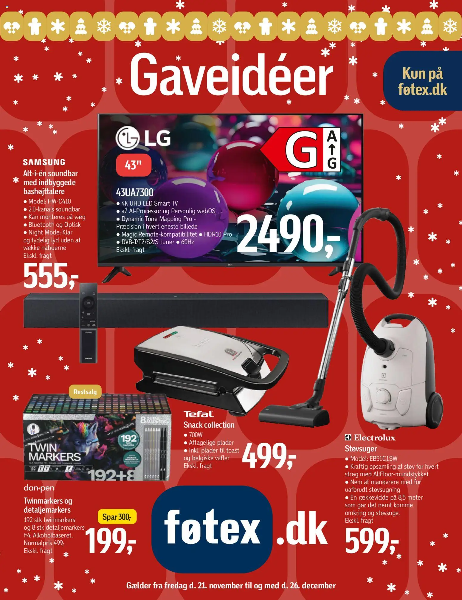 Føtex - Gaveidéer - side 1- gyldig fra 21/11/2025